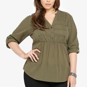 Torrid military top
